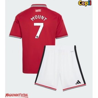 Manchester United Mason Mount #7 Echipament de Fotbal Replică 2026-27 Copii Acasa (+ Șorturi)